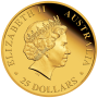 1/4 oz, Australian, 2016, Gold - Koala, obverse