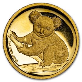 1 oz, Australia, 2009, Gold - Koala, reverse