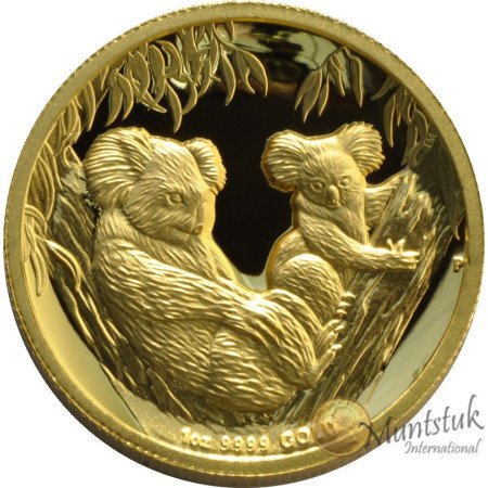 1 oz, Australia, 2011 Gold - Koala, reverse
