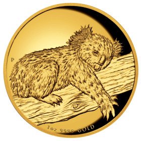 1 oz, Australia, 2012, Gold - Koala, reverse