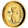 1 oz, Australia, 2017 Gold - Koala, reverse side view