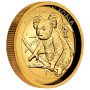 1 oz, Australia, 2018, Gold - Koala, reverse side view