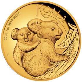1 oz, Australia, 2023, Gold - Koala, reverse