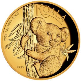 1 oz, Australia, 2024, Gold - Koala, reverse