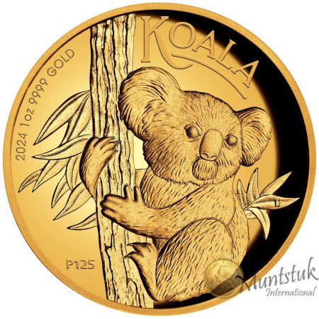 1 oz, Australia, 2024, Gold - Koala, reverse
