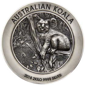 2kg, Australia, 2018, Silver - Koala, reverse