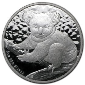 1 oz, Australia, 2009, Silver - Koala, reverse
