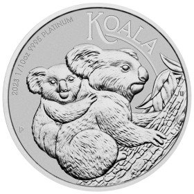 1/10 oz, Australia, 2023, Platinum - Koala, reverse