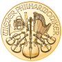 1/25 oz, Austria, 2021, Gold - Vienna Philharmonic, obverse