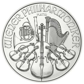 1/25 oz, Austria, 2023, Platinum - Vienna Philharmonic, obverse