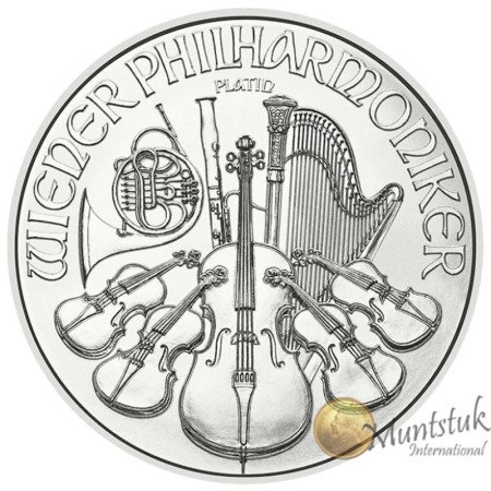 1/25 oz, Austria, 2023, Platinum - Vienna Philharmonic, obverse