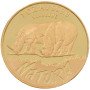 1995 1 oz Natura Gold Rhino Reverse