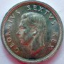 SixPence, South Africa, 1952, Silver