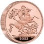 UK, 2023 Gold, Coronation of His Majesty King Charles III Piedfort Sovereign, obverse