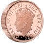UK, 2023 Gold, Coronation of His Majesty King Charles III Piedfort Sovereign, Reverse