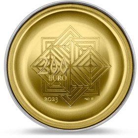 200 Euro,  France, 2023, Gold, Pierre Hermé Macaron, Reverse