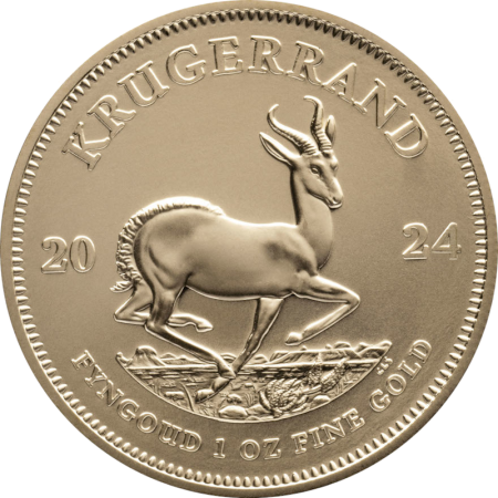 1 oz, South Africa, 2024, Gold - Krugerrand reverse