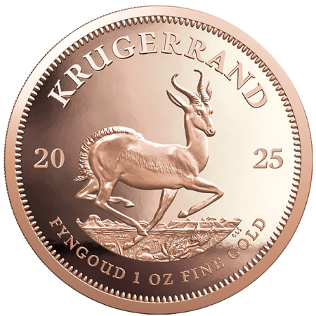 1 oz, South Africa, 2025, Gold - Krugerrand reverse