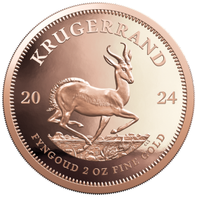 2 oz, South Africa, 2024, Gold - Krugerrand reverse