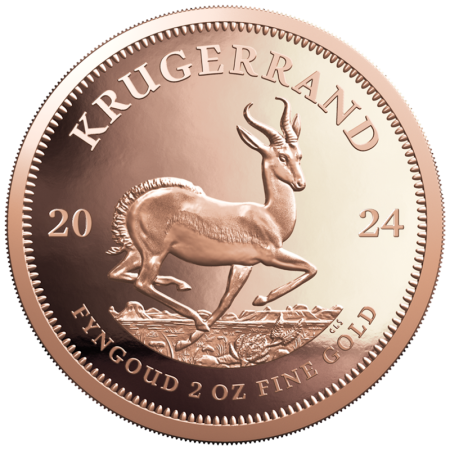 2 oz, South Africa, 2024, Gold - Krugerrand reverse