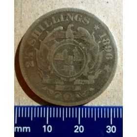 2½ Shillings, Zuid-Afrikaansche Republiek, 1896 Reverse