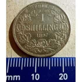 1 Shilling, Zuid-Afrikaanse Republiek, 1897