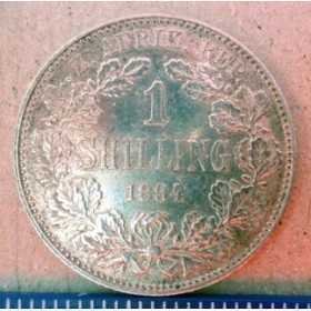 1 Shilling, Zuid-Afrikaanse Republiek, 1894