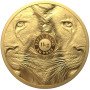 1kg, South Africa, 2022, Gold, Big Five II - Lion, reverse
