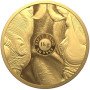 1kg, South Africa, 2022, Gold, Big Five II - Rhino, reverse