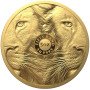 5 oz, South Africa, 2022, Gold, Big Five II - Lion, Reverse