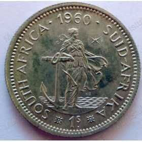 Shilling, South Africa, 1960, Silver