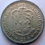 Two Shillings, South Africa, 1959, Silver