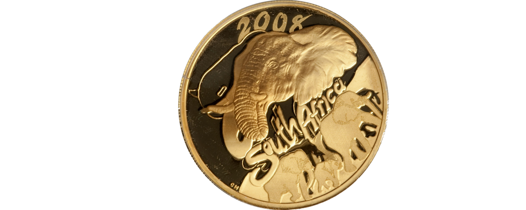2008 Natura Gold Elephant Coin – Giants of Africa Series