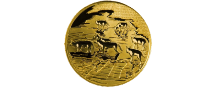 2012 Natura Gold African Painted Wolf Coins – Nature’s Families
