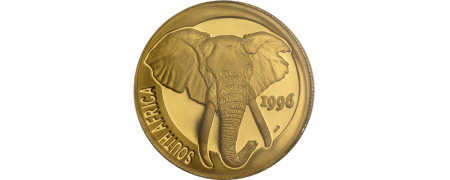1996 Natura Gold Elephant Coin – Big Five Series Specs