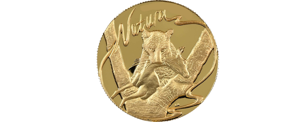 1998 Natura Gold Leopard Coin – Big Five Series Specs