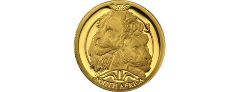 2003 Natura Gold Lion Coin – Wild Cats of Africa Series