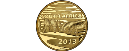 2013 Natura Gold Zebra Coins – Nature’s Families Series
