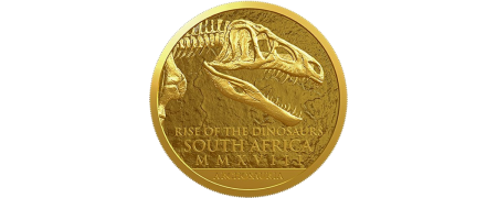 2018 Natura Gold Rise of the Dinosaurs – Palaeontology Coins