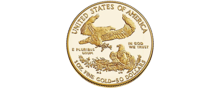 Gold American Eagle