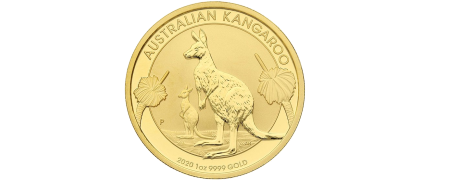 Gold Australian Kangaroo