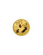 Gold Chinese Panda - Honouring the country's Panda Bear