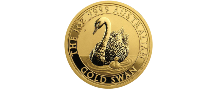 Gold Australian Swan