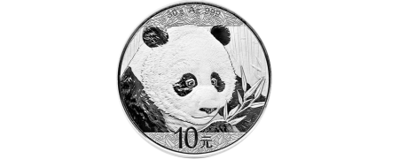 Silver Chinese Panda -  Honouring the country's Panda Bear