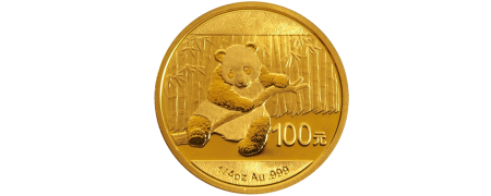 Gold 1/4 oz (100 Yuan)